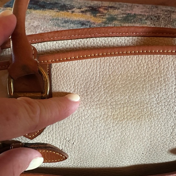Authentic Dooney and Burke satchel bag. Dooney and Burke leather purse. Vintage - Picture 11 of 14